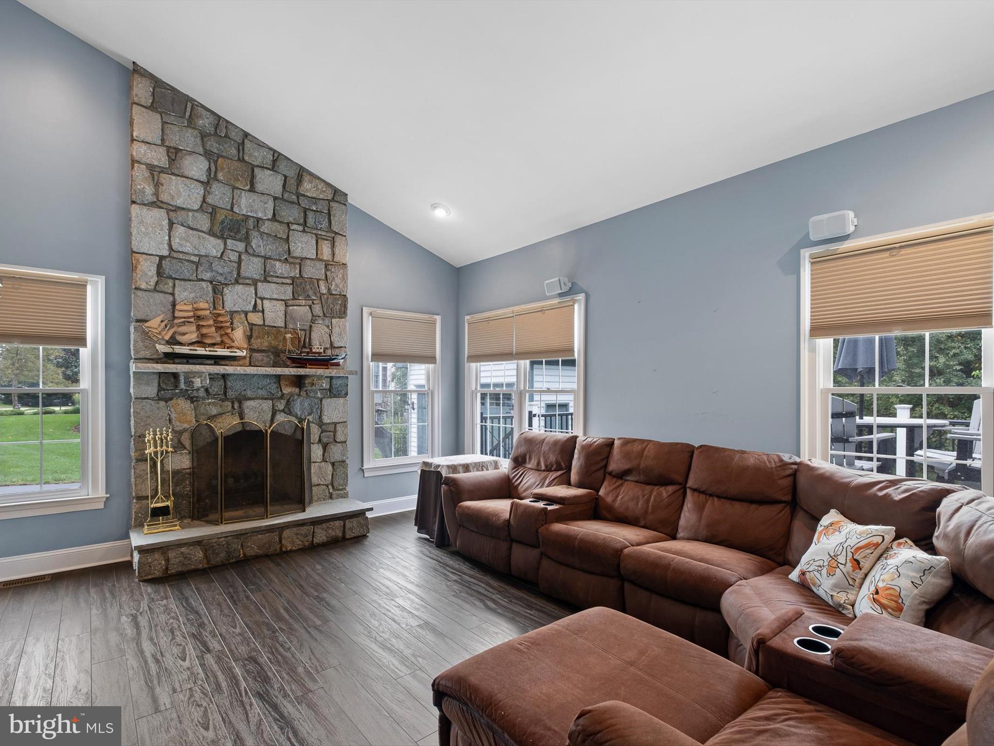 434 Spring Hollow Drive Middletown, DE 19709 - Photo 23 of 59 a living room with furniture and a fireplace