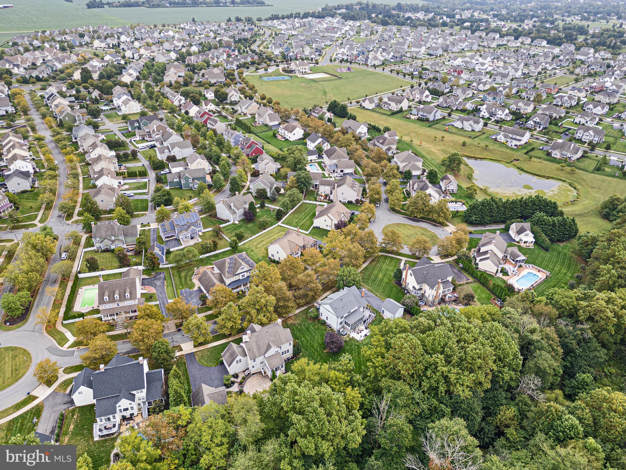 434 Spring Hollow Drive Middletown, DE 19709 - Photo 50 of 59 an aerial view of residential houses with outdoor space