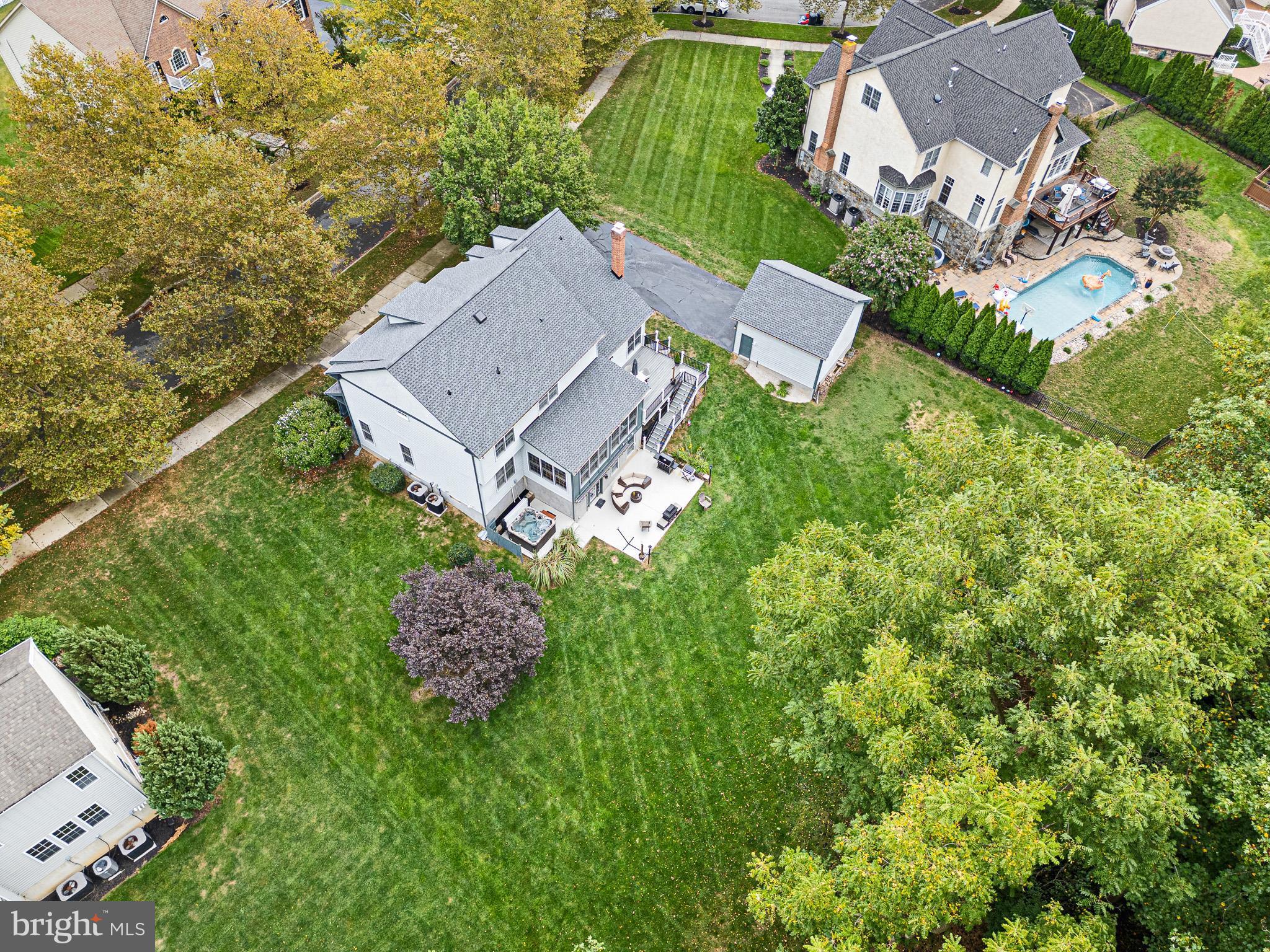 434 Spring Hollow Drive Middletown, DE 19709 - Photo 55 of 59 an aerial view of a house with a garden