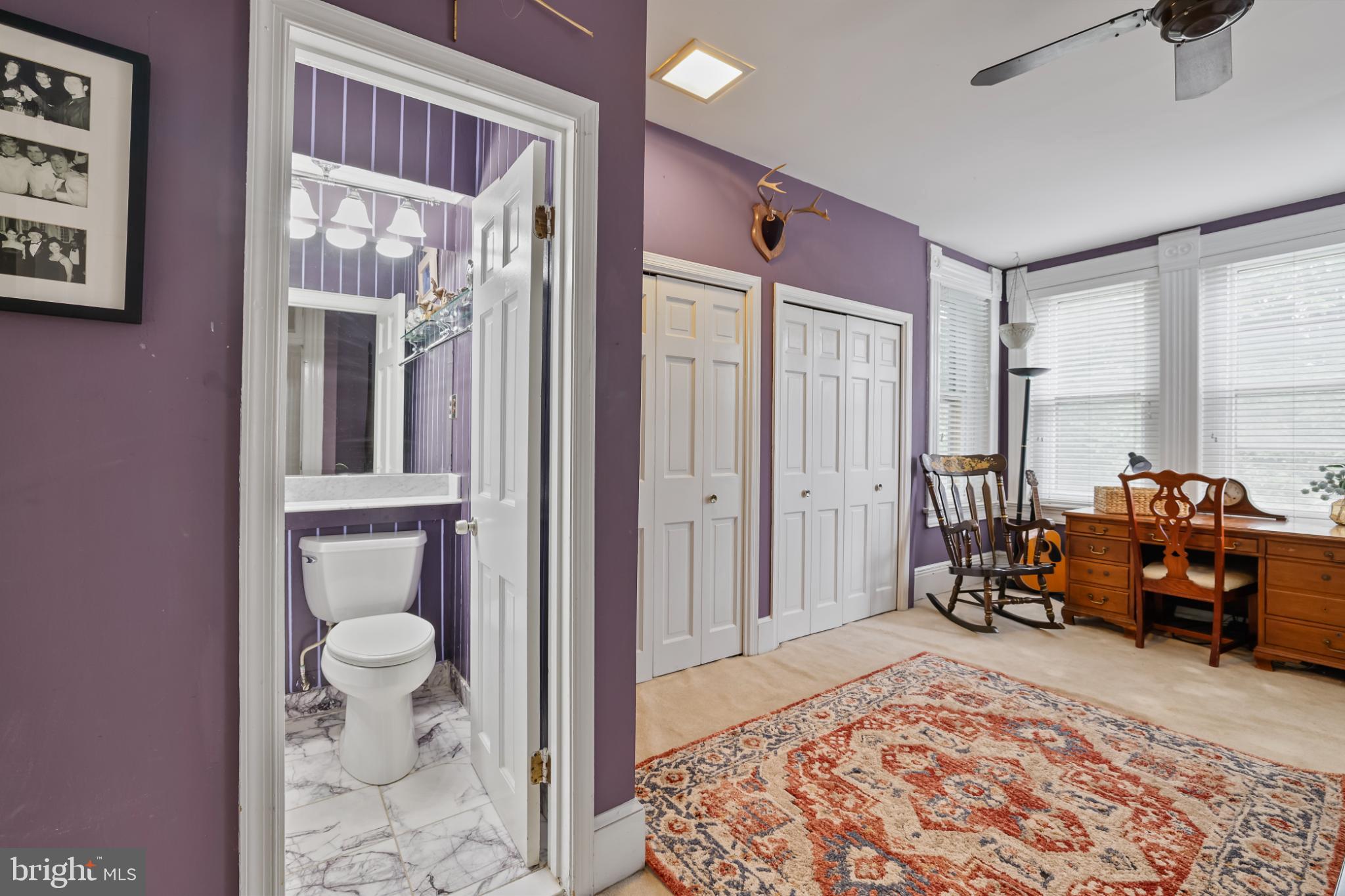 430 New Jersey Avenue Southeast Washington, DC 20003 - Photo 28 of 34 Charming space with vibrant purple hues.