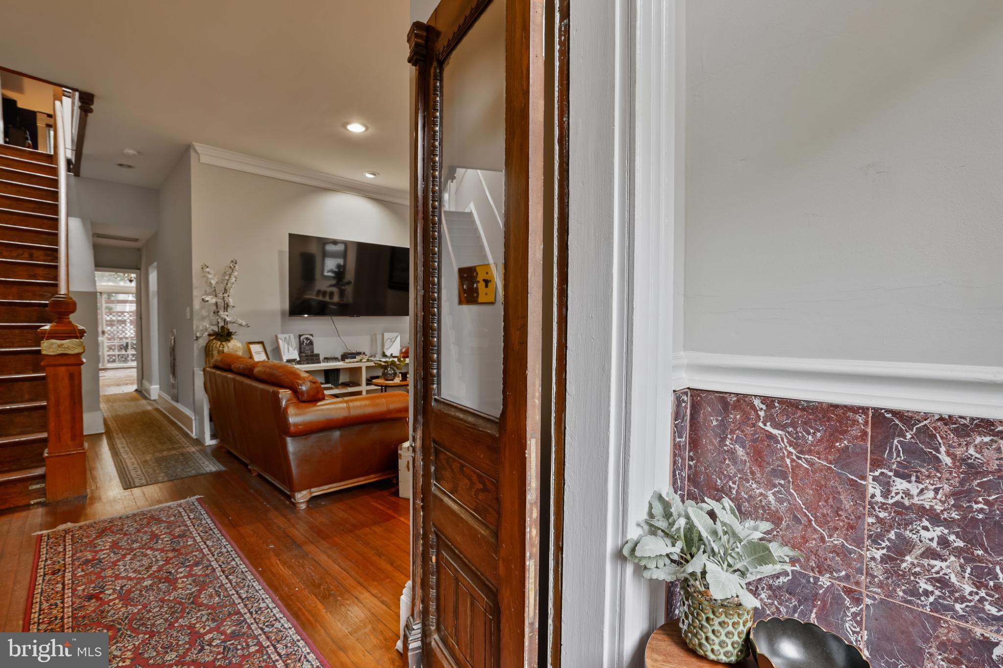 430 New Jersey Avenue Southeast Washington, DC 20003 - Photo 4 of 34 Inviting entryway with classic charm.