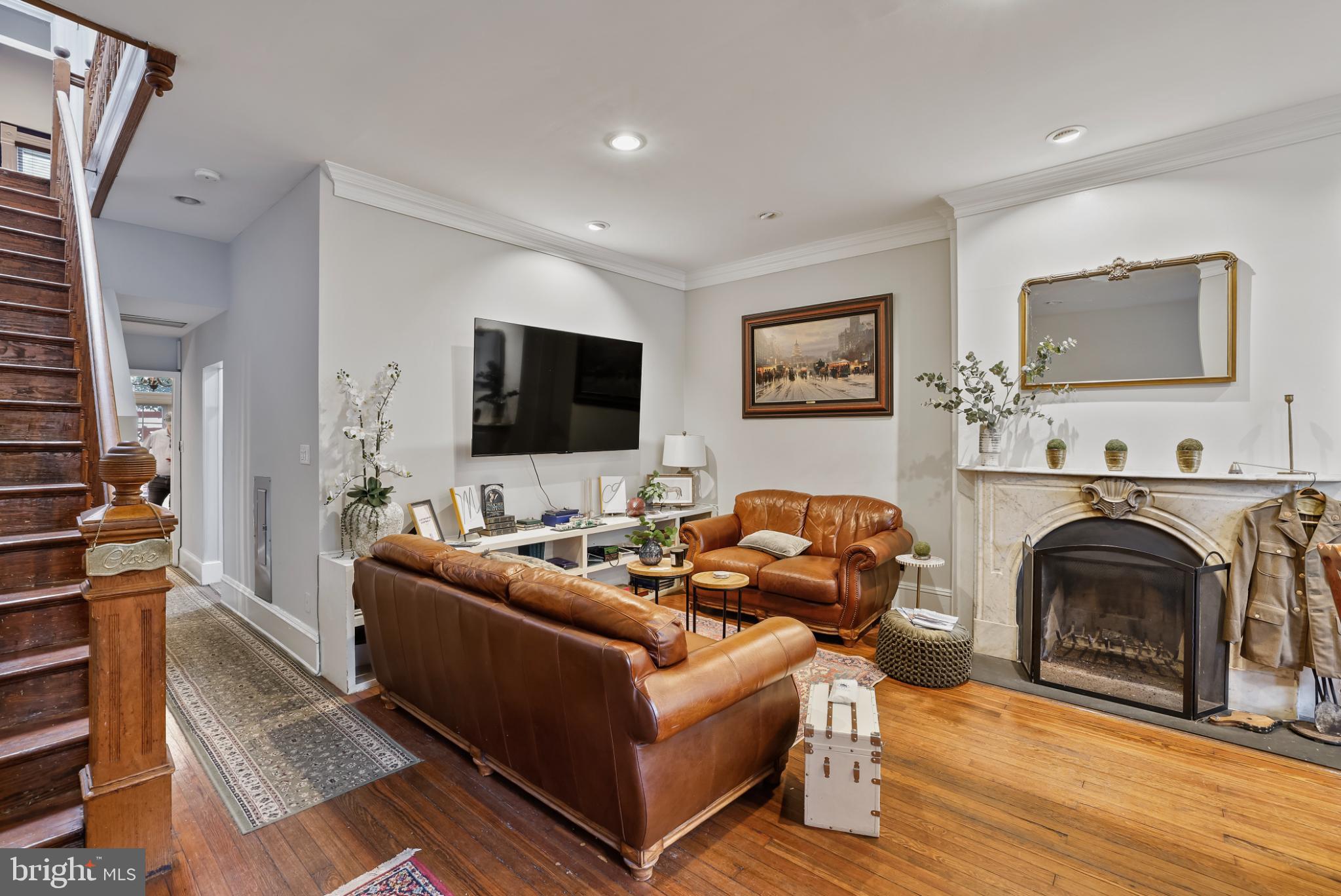 430 New Jersey Avenue Southeast Washington, DC 20003 - Photo 5 of 34 Inviting living space with classic charm.