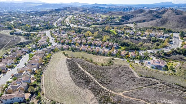 a view of a city with a mountain