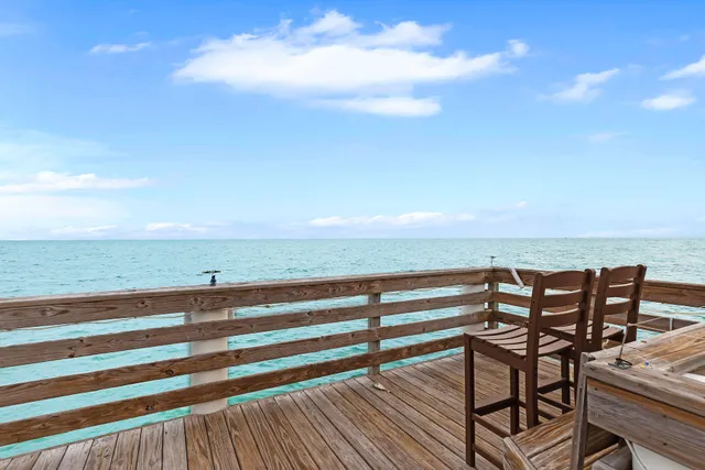 a view of chairs and city view