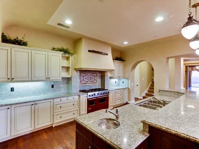 17879 Punta Del Sur Rancho Santa Fe, CA 92067 - Photo 17 of 25 Gourmet Kitchen with center island and stunning finishes