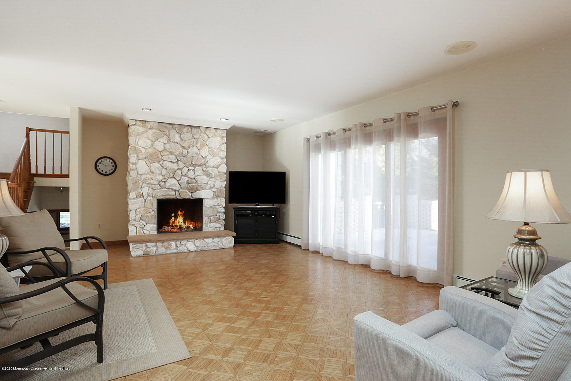 1350 Church Road Toms River, NJ 08755 - Photo 12 of 28 a living room with furniture and a fireplace