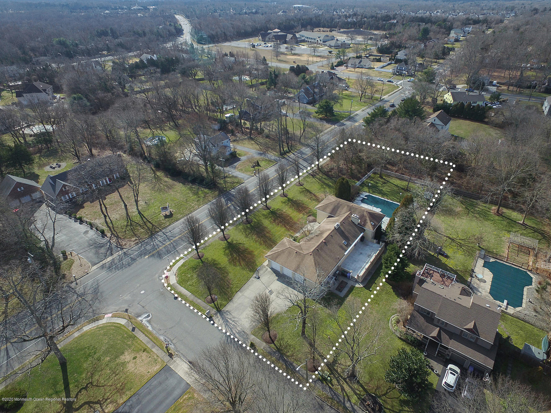 1350 Church Road Toms River, NJ 08755 - Photo 23 of 28 an aerial view of a house with outdoor space