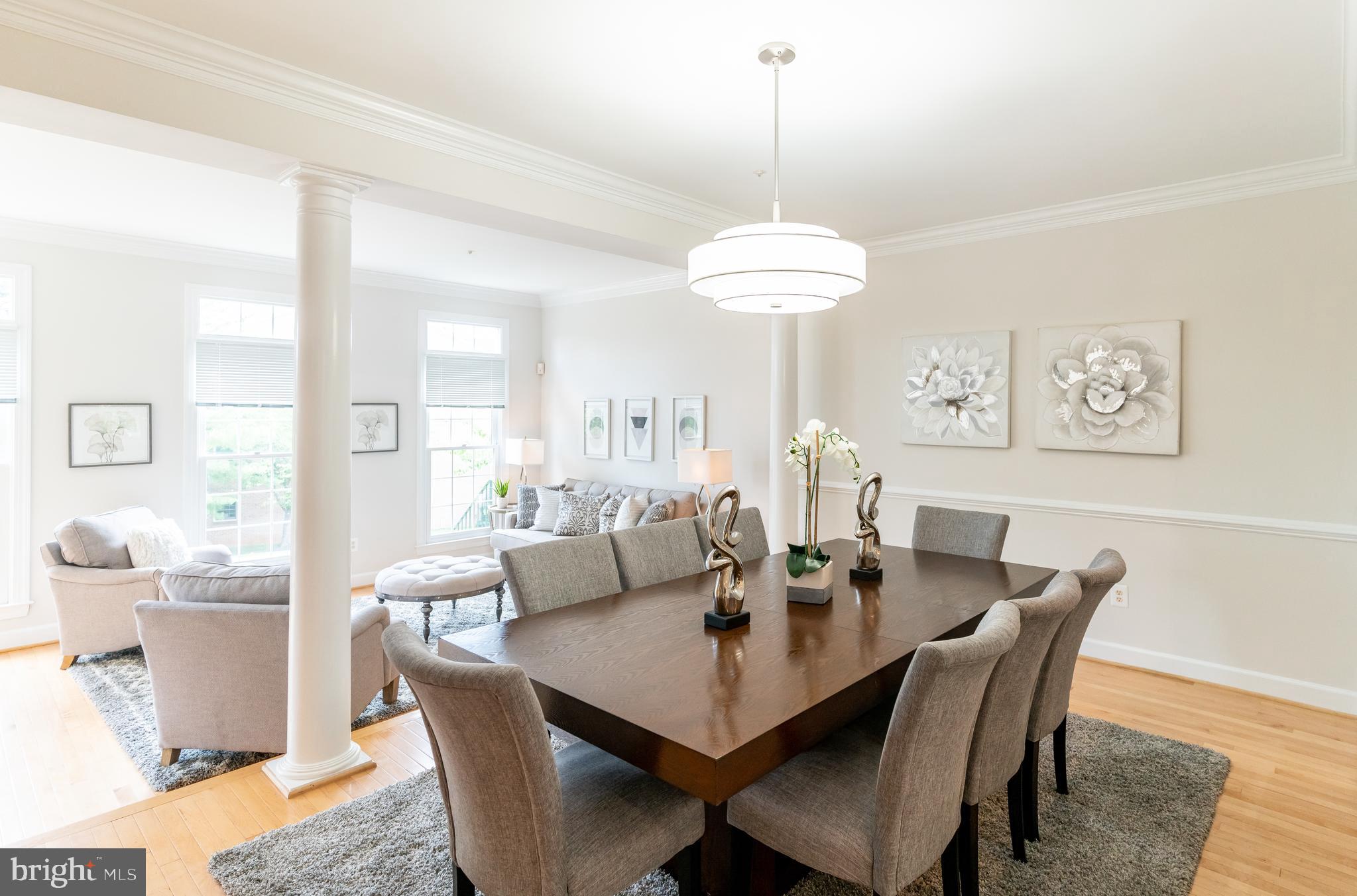 8506 Bells Ridge Terrace Potomac, MD 20854 - Photo 4 of 24 Spacious Dining Room opens to living room