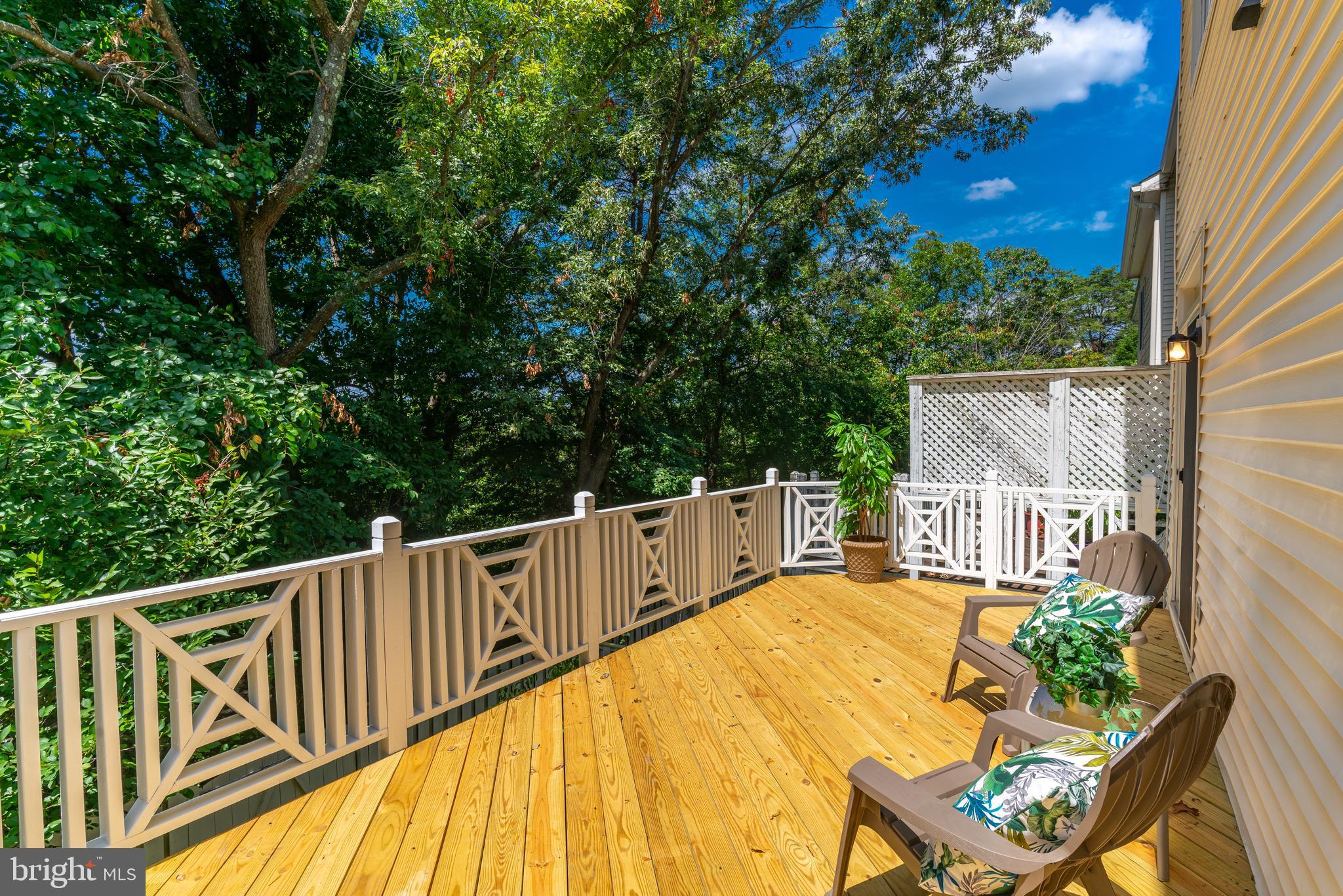 8506 Bells Ridge Terrace Potomac, MD 20854 - Photo 10 of 24 Spacious new Deck off Kitchen/Family Room