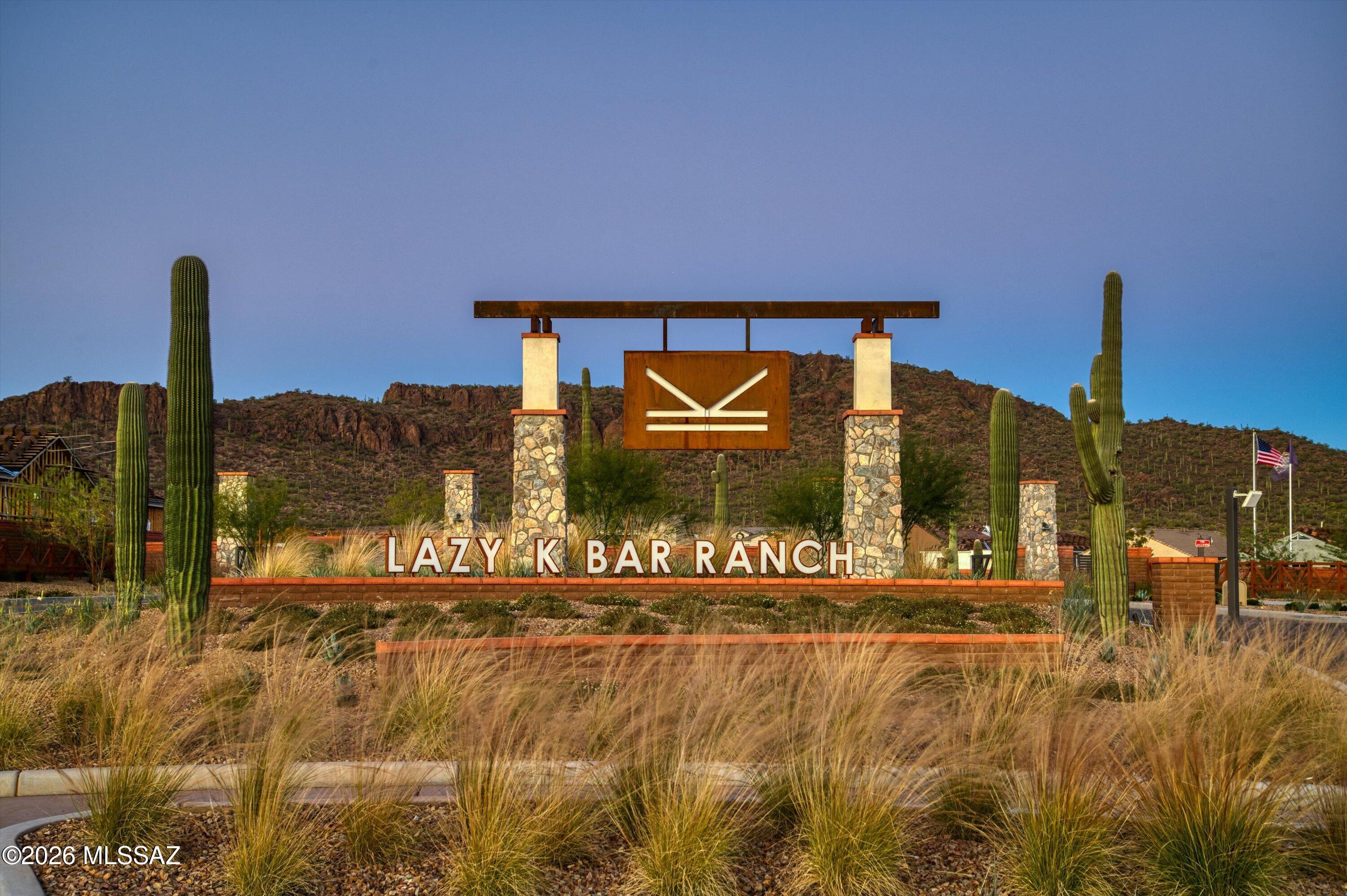 8489 North Lone Ranger Road Tucson, AZ 85743 - Photo 46 of 50 Welcome to Lazy K Bar Ranch.