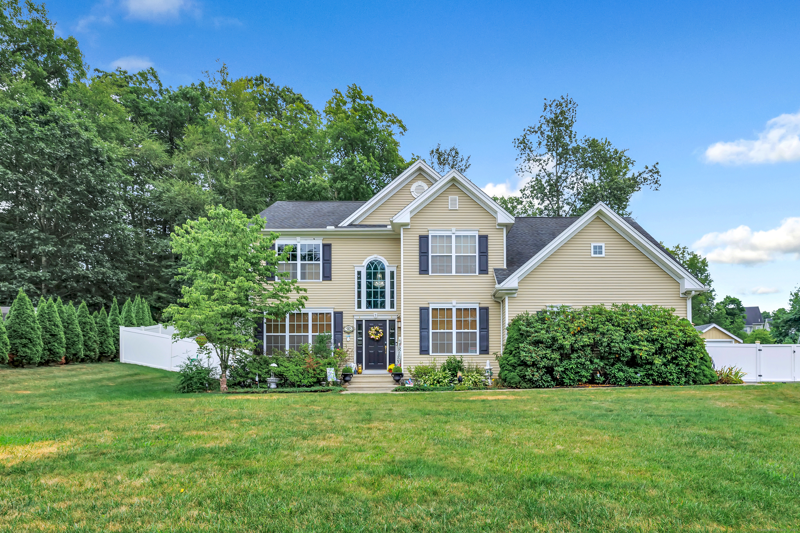 5 Forest Hollow Road Seymour, CT 06483 - Photo 1 of 1 a front view of a house with a yard