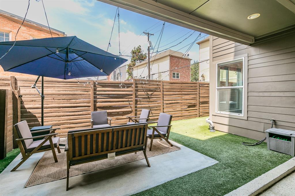 2441 Thatcher Drive Dallas, TX 75206 - Photo 2 of 35 a view of a two chairs in the patio