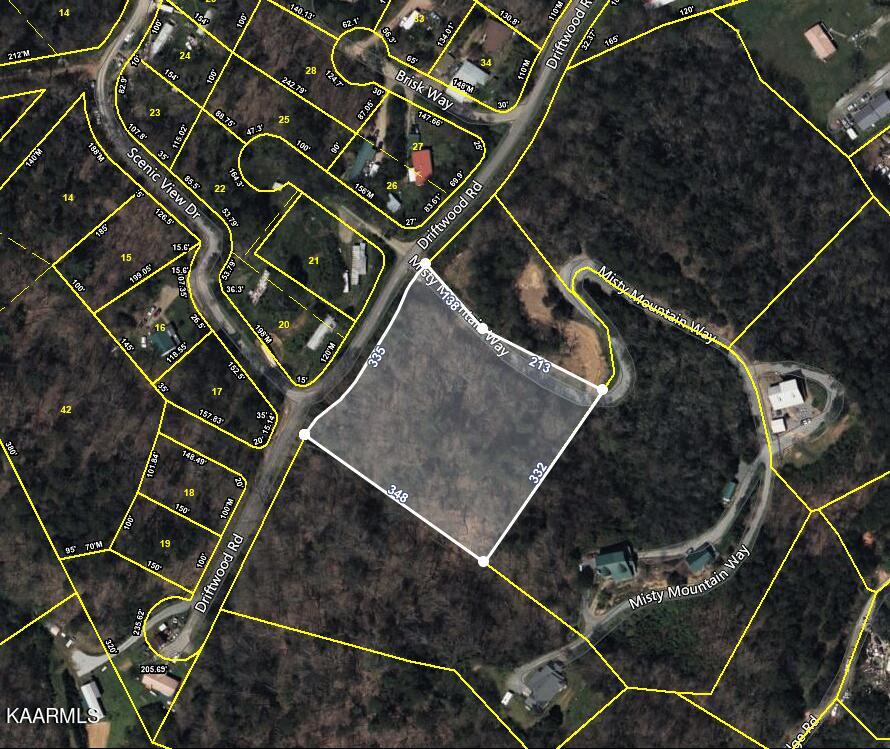 023.04 Driftwood Road Cosby, TN 37722 - Photo 3 of 5 Aerial Map