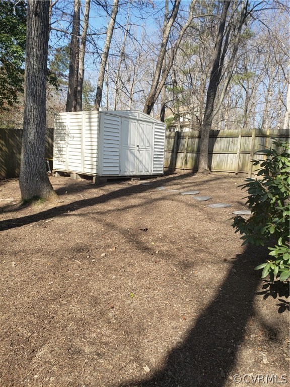 10301 Natural Bridge Road Chesterfield, VA 23236 - Photo 17 of 18 Storage Shed in Back of Yard