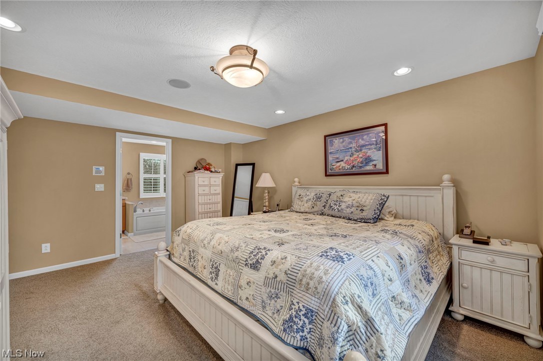 4741 Lake Road West Ashtabula, OH 44004 - Photo 25 of 43 Carpeted bedroom with ensuite bathroom