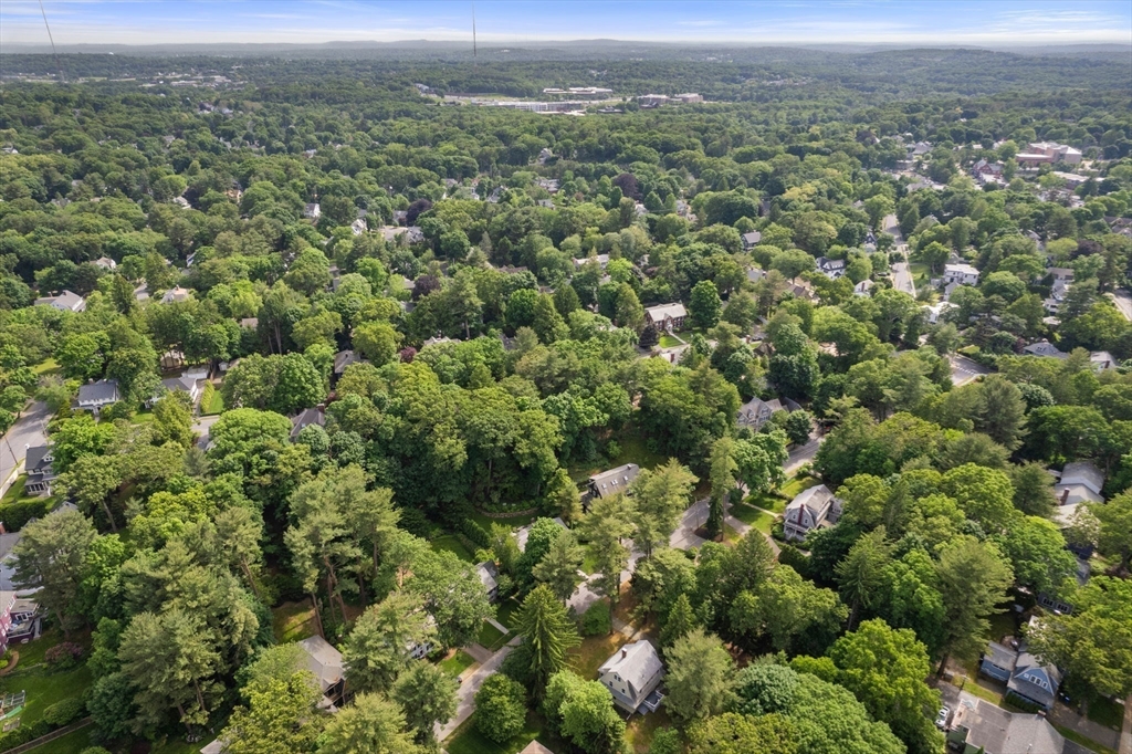 81 Avalon Road Newton, MA 02468 - Photo 37 of 38 an aerial view of a houses with a yard