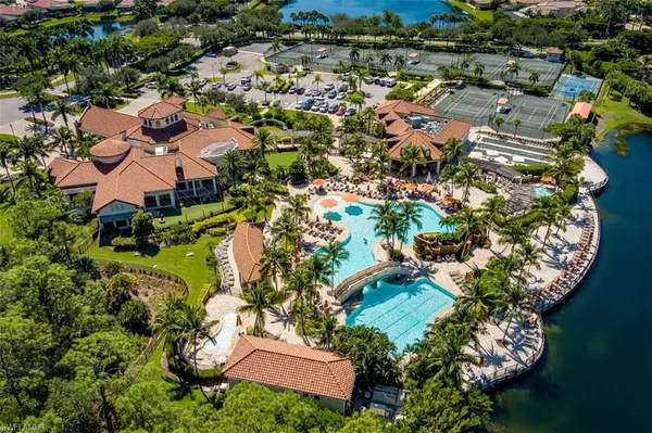 an aerial view of a house with a garden and plants