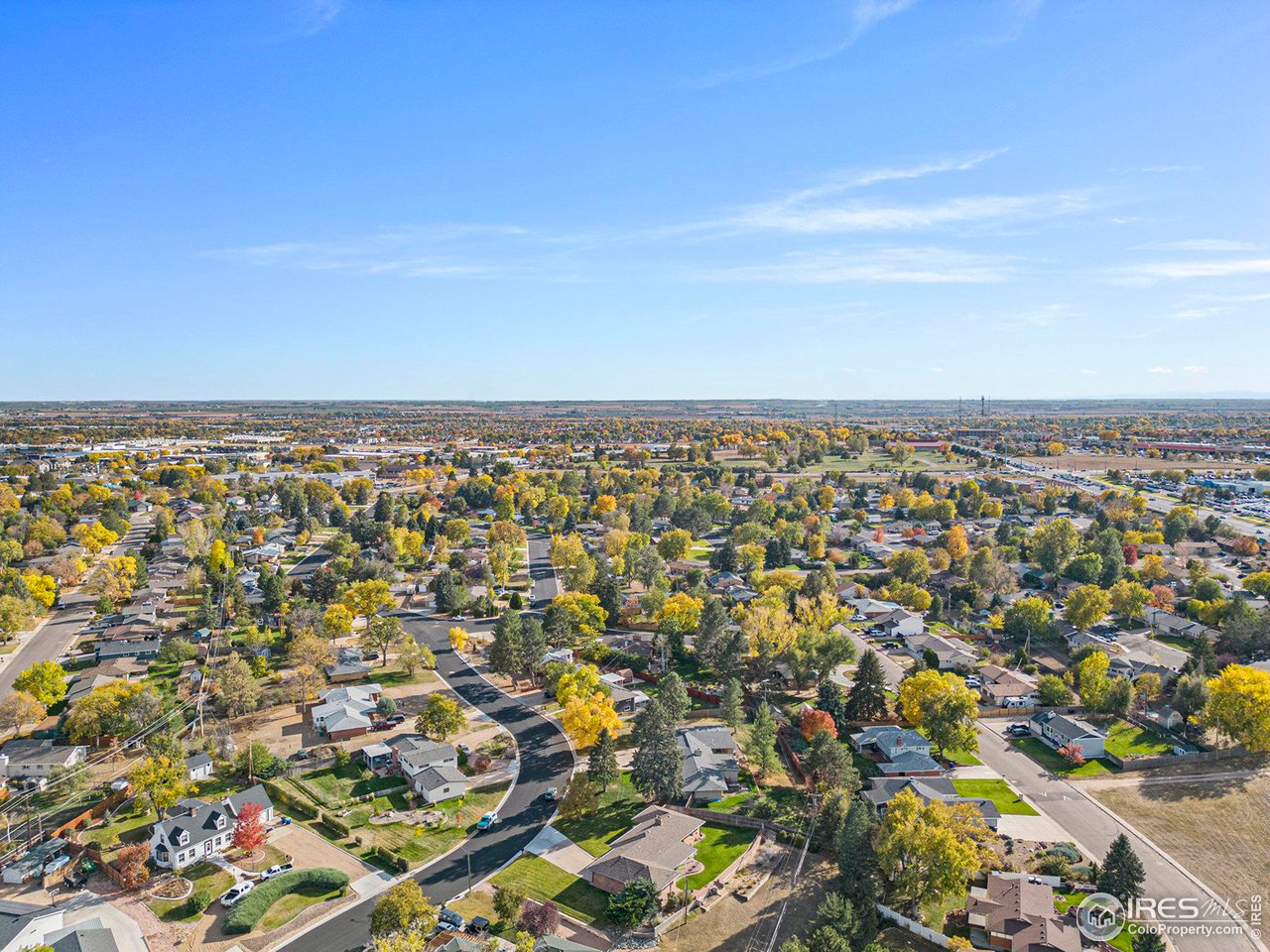 2425 Sunset Lane Greeley, CO 80634 - Photo 22 of 28 an aerial view of a city