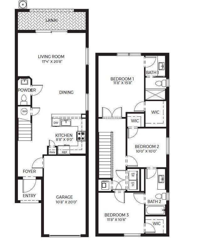 68 Bandol Street Riviera Beach, FL 33404 - Photo 2 of 2 Floor Plan