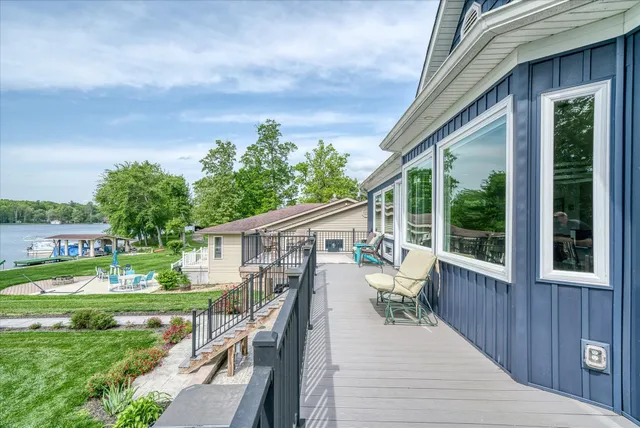 a bedroom with a bed and a table in it