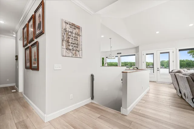 a kitchen with stainless steel appliances a stove top oven and a sink
