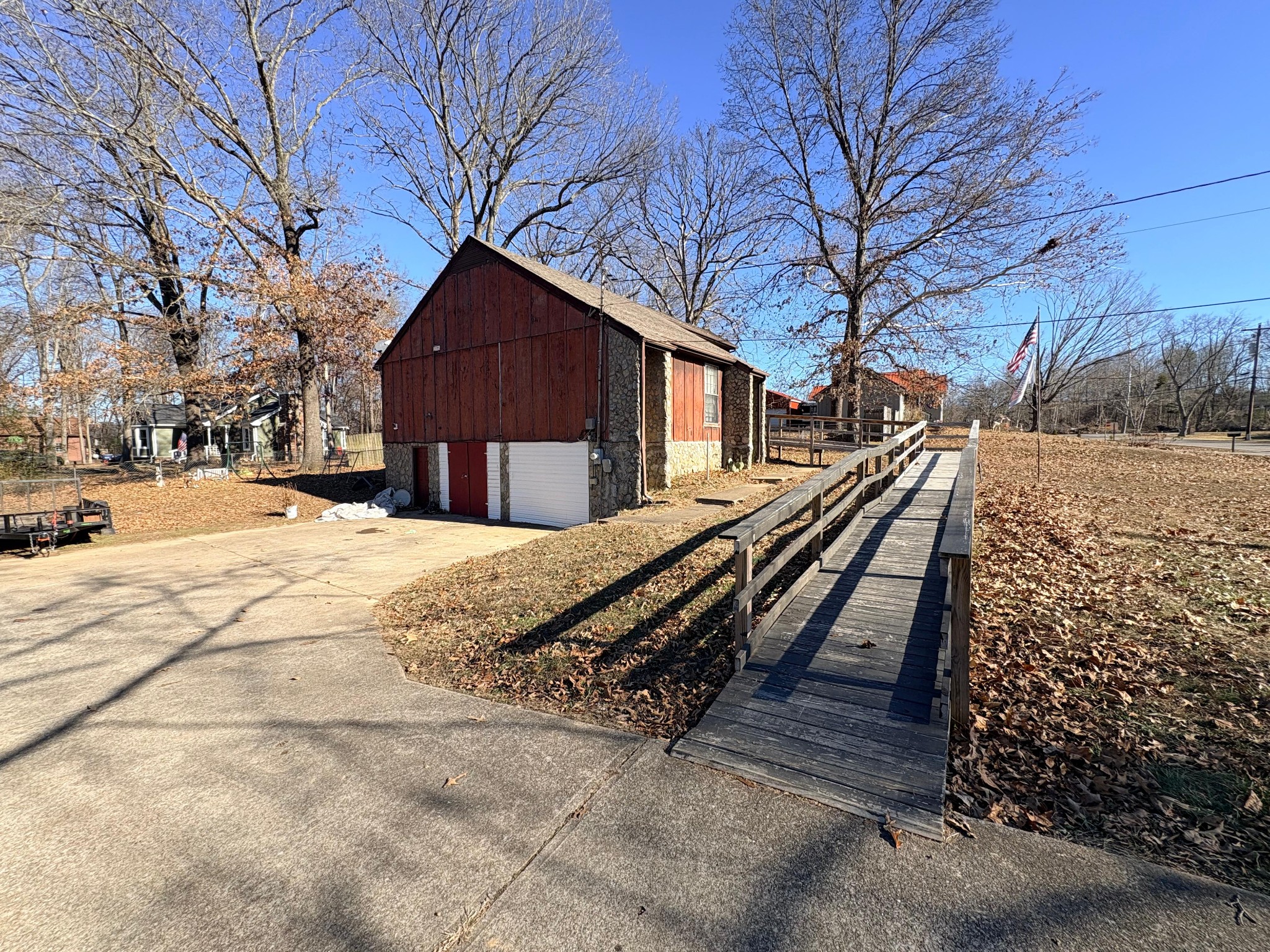 535 Inver Lane Clarksville, TN 37042 - Photo 10 of 10 a view of wooden house with a yard
