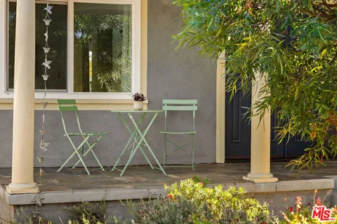 a backyard of a house