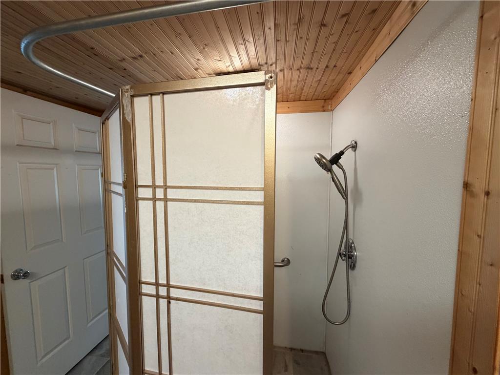 2552 Spring Street Coplay, PA 18037 - Photo 15 of 33 A well-appointed shower with a convenient handheld fixture awaits in this compact bathroom.