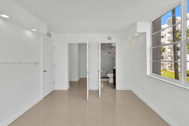 a view of an empty room