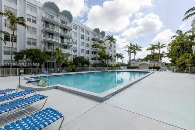 a view of building with yard