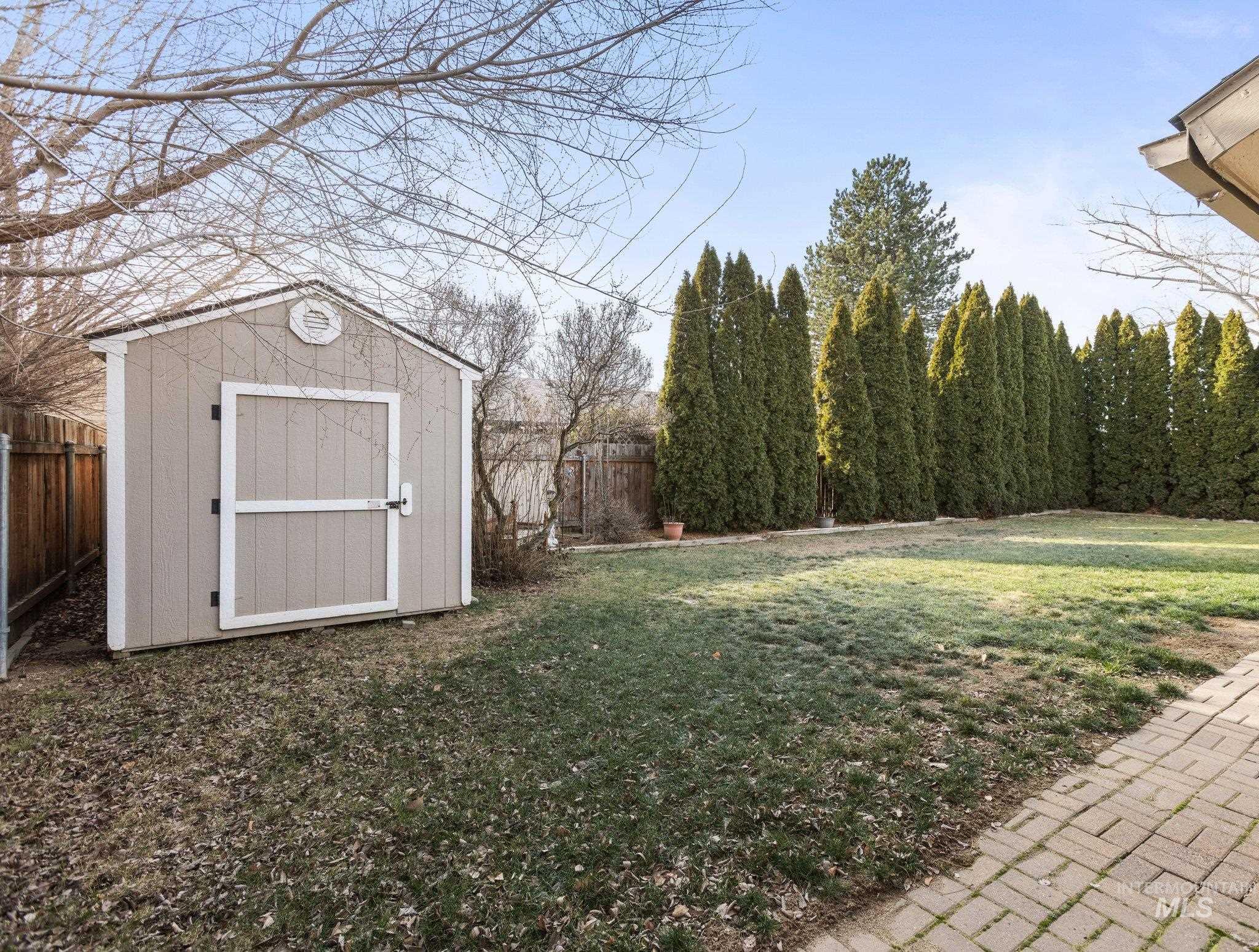 7567 Sundance Drive Boise, ID 83709 - Photo 21 of 21 Fenced backyard featuring a storage shed