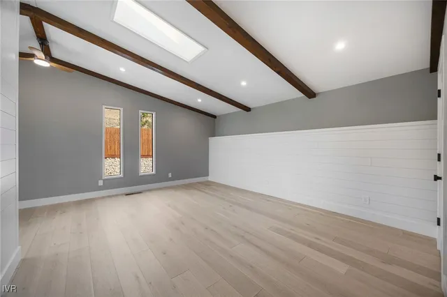 wooden floor in a room