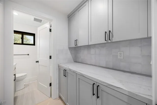 a view of empty room