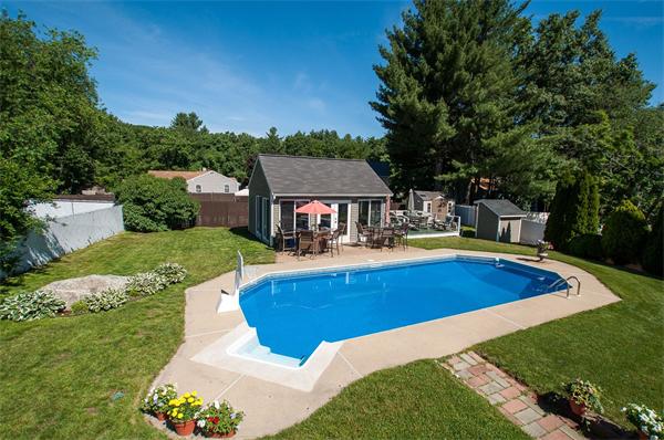 227 West Meadow Road Lowell, MA 01854 - Photo 22 of 25 a view of house with swimming pool yard and outdoor seating