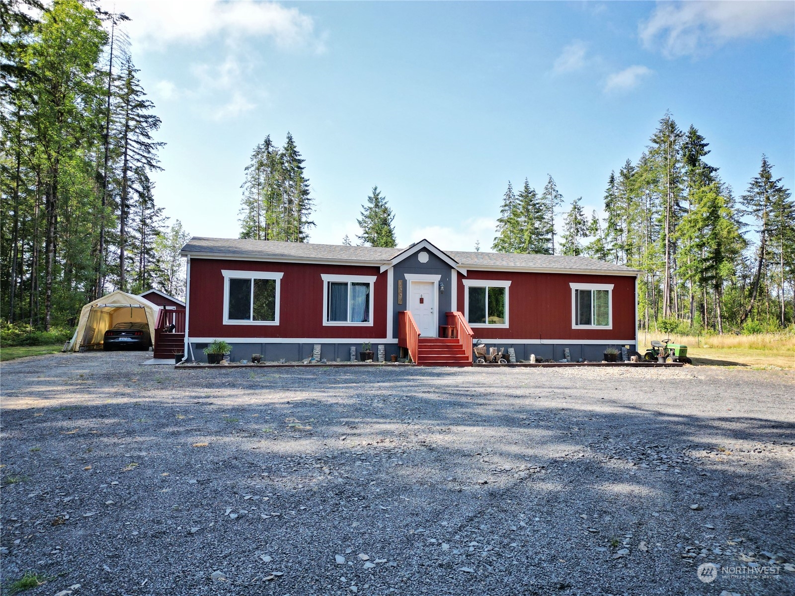 446-67 Meier Road Winlock, WA 98596 - Photo 25 of 33 a view of a house with a yard