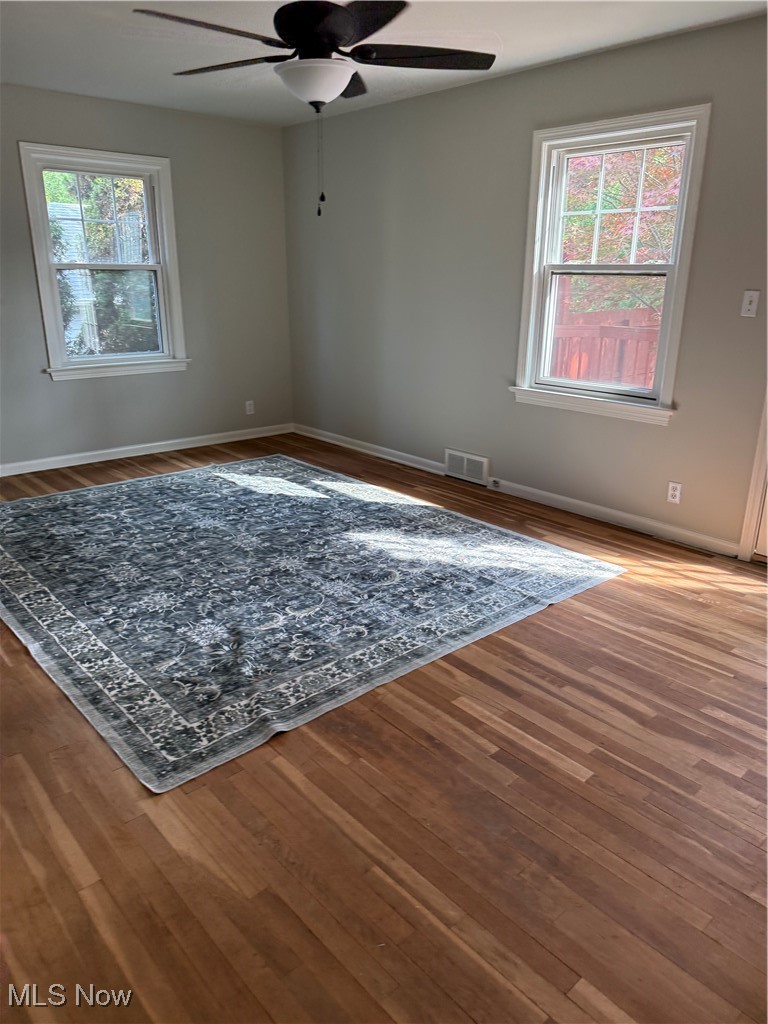 2520 Holgate Road Akron, OH 44313 - Photo 24 of 41 Primary bedroom featuring wood finished floors and a ceiling fan