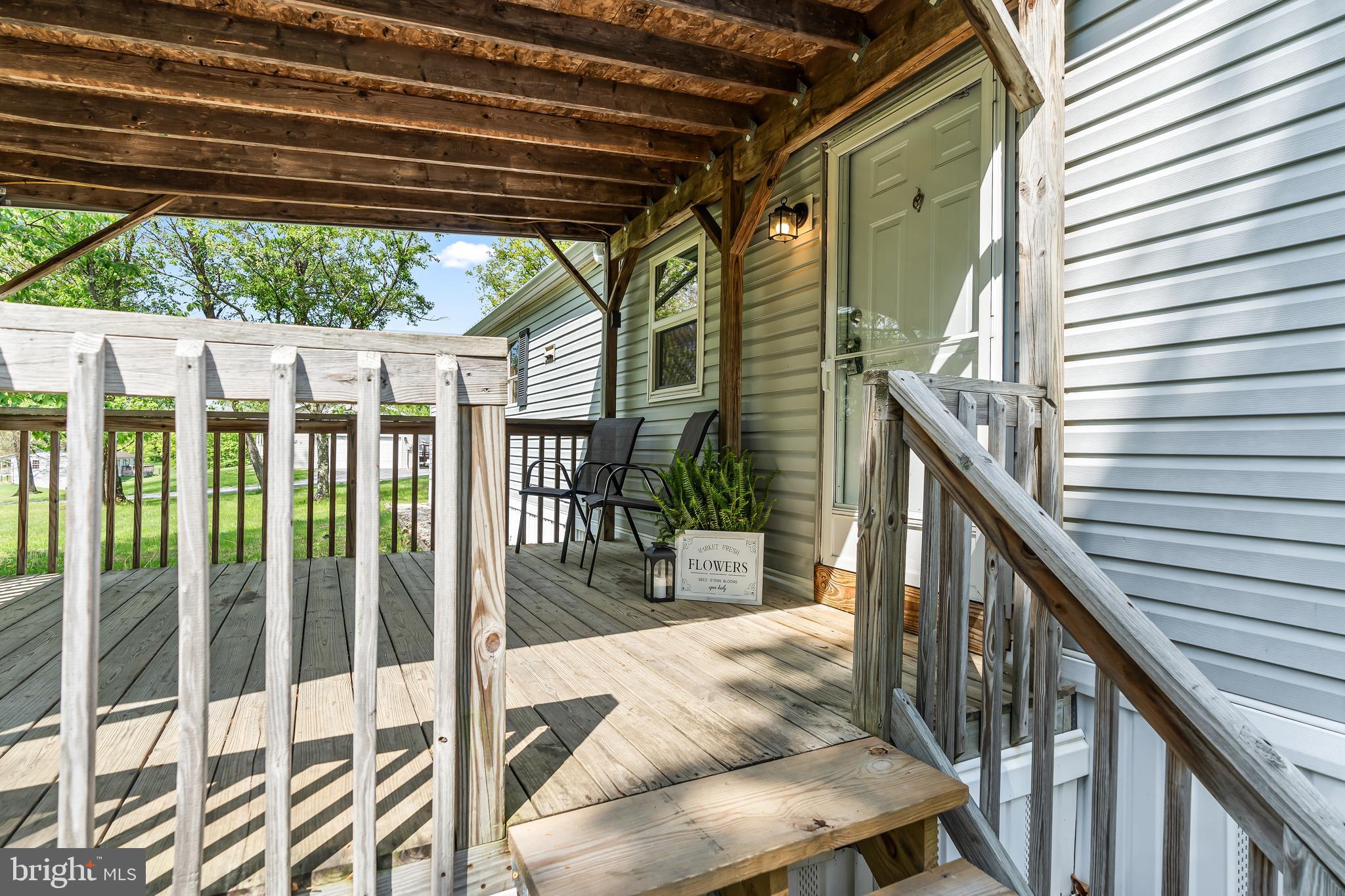 1217 Nestle Quarry Road Falling Waters, WV 25419 - Photo 14 of 52 a view of porch with furniture