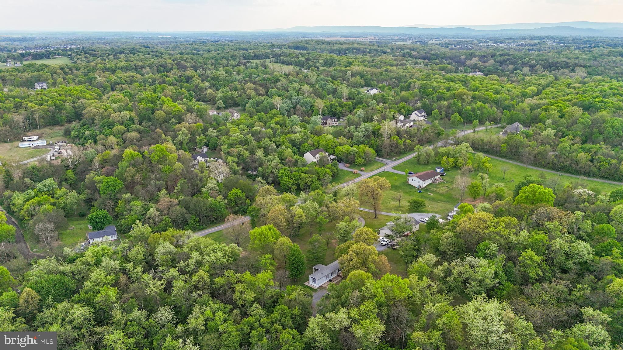 1217 Nestle Quarry Road Falling Waters, WV 25419 - Photo 39 of 52 a view of a lush green forest with trees and some houses
