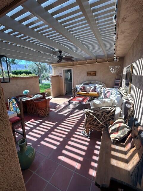 41 Sunrise Drive Rancho Mirage, CA 92270 - Photo 22 of 51 a view of a patio with wooden floor