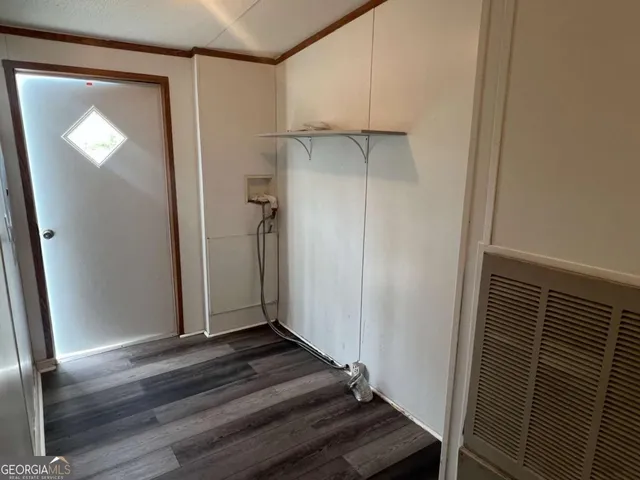 a view of front door