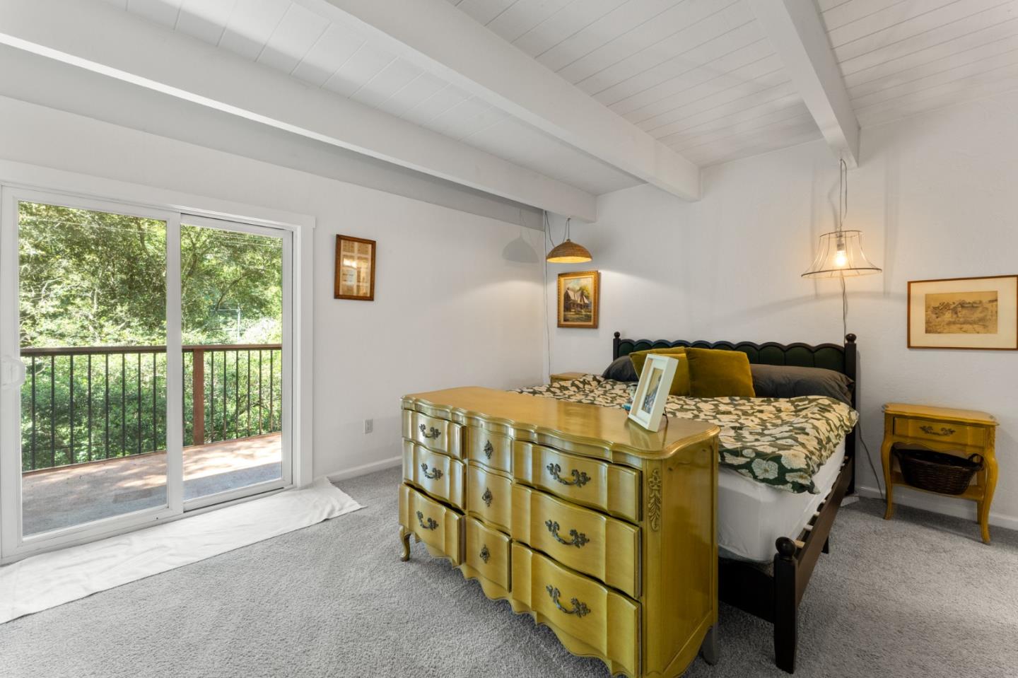 140 Baker Road Aptos, CA 95003 - Photo 29 of 62 a bedroom with bed and balcony