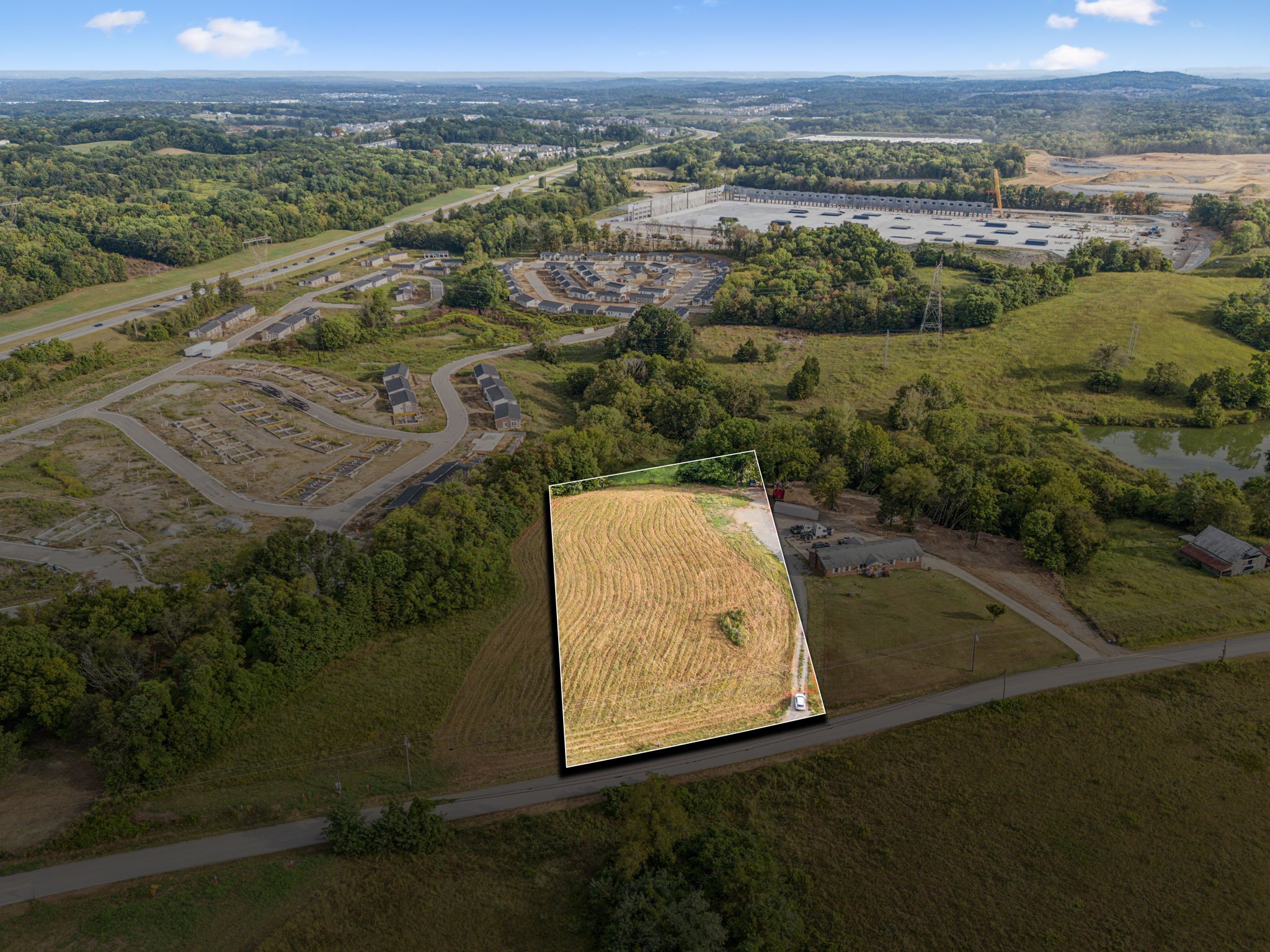 6600 Franklin Road Lebanon, TN 37090 - Photo 6 of 19 an aerial view of residential house with outdoor space and river
