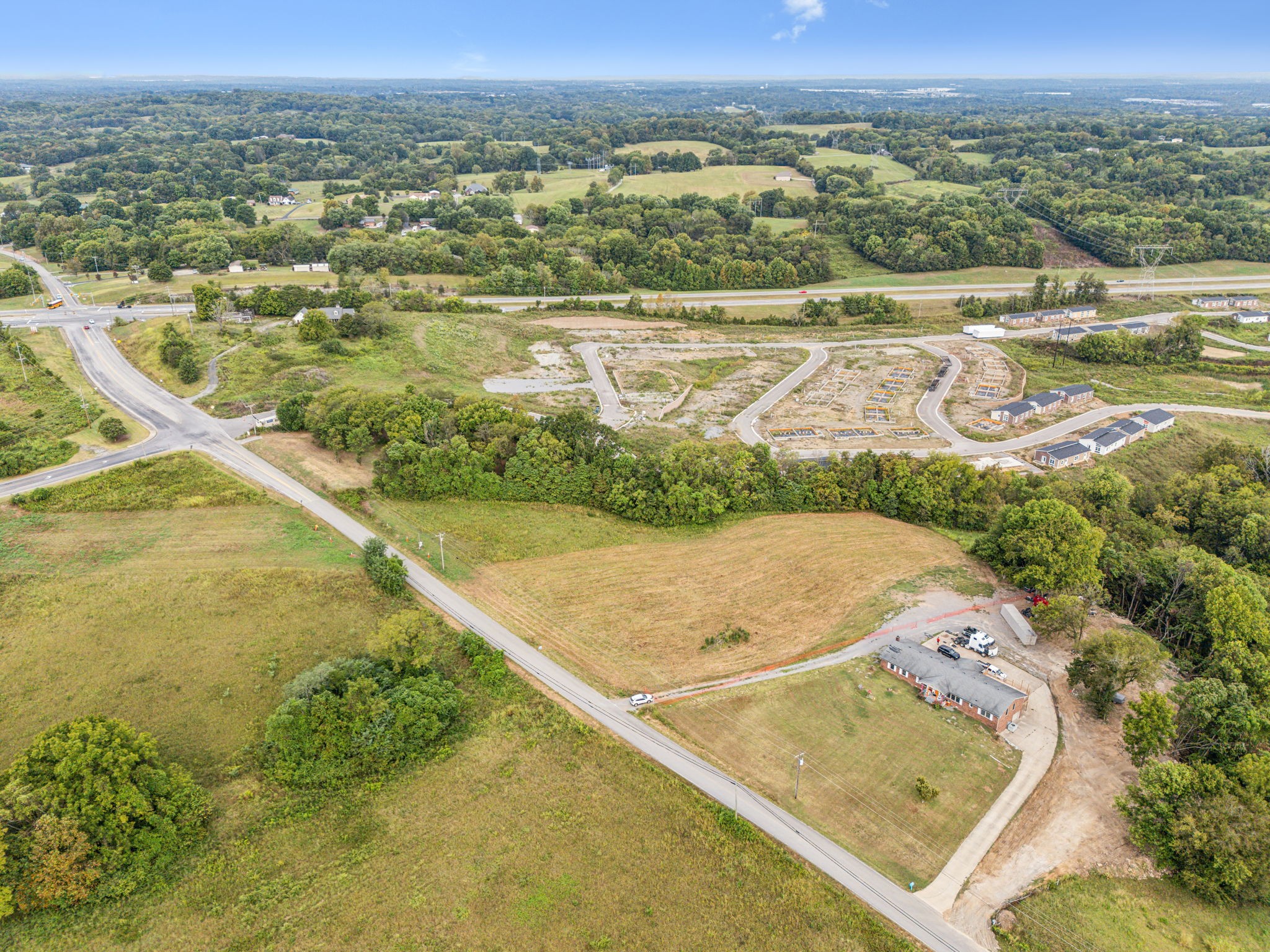 6600 Franklin Road Lebanon, TN 37090 - Photo 8 of 19 an aerial view of residential houses with outdoor space and river