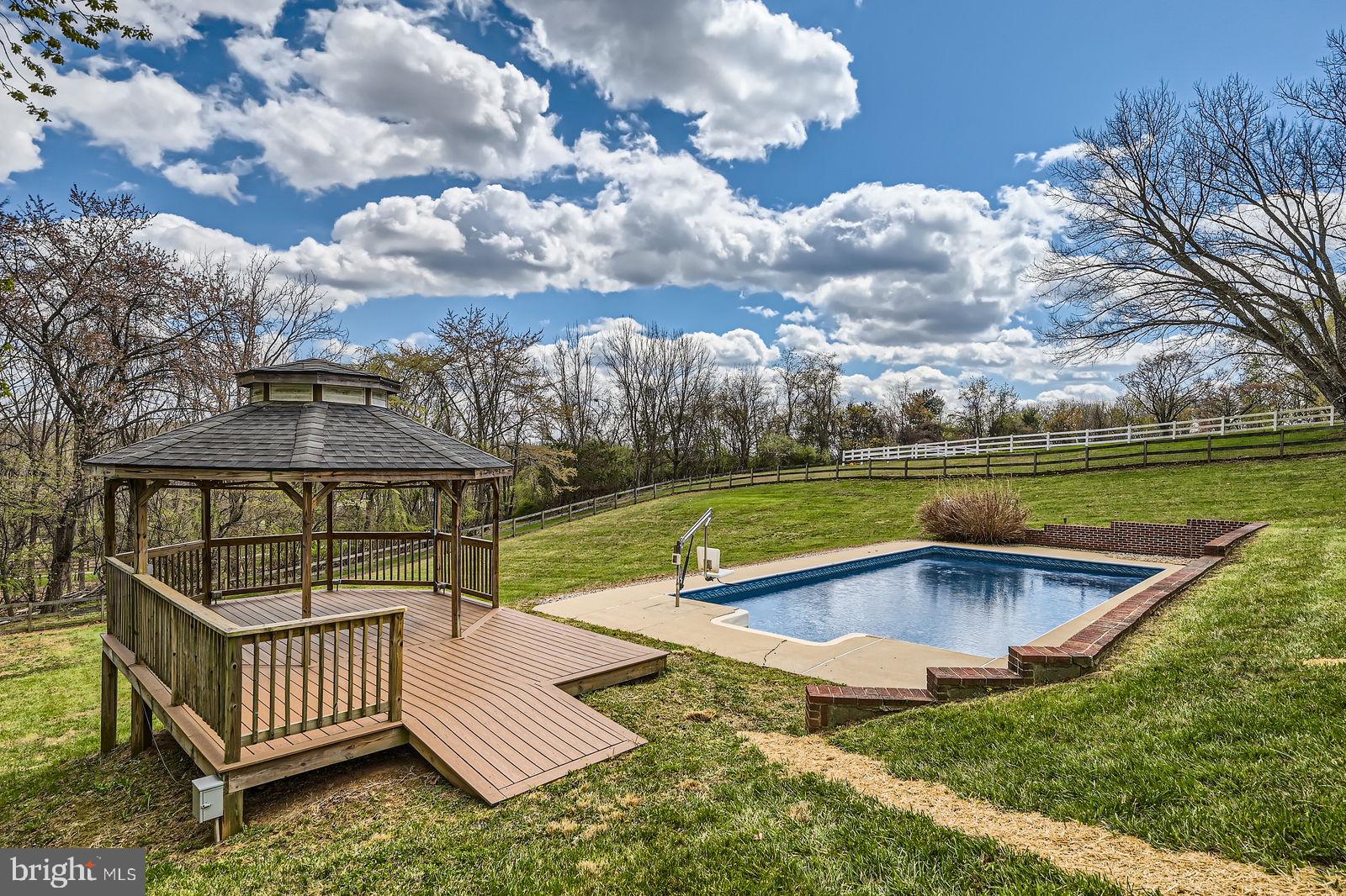 2701 Beckleysville Road Manchester, MD 21102 - Photo 33 of 39 a view of a swimming pool with a patio