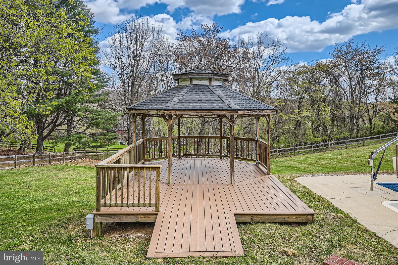 2701 Beckleysville Road Manchester, MD 21102 - Photo 34 of 39 a view of backyard with deck and outdoor seating