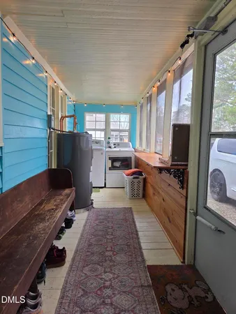 a kitchen with lots of counter top space and appliances