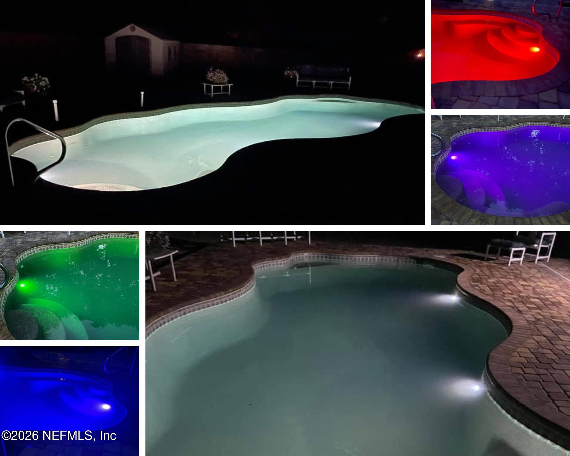 4466 Santa Clara Avenue Middleburg, FL 32068 - Photo 88 of 95 Pool At Night