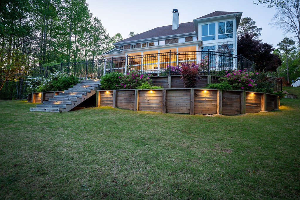178 Rolling Farm Way Midland, GA 31820 - Photo 59 of 65 a view of a house with a yard and a fountain