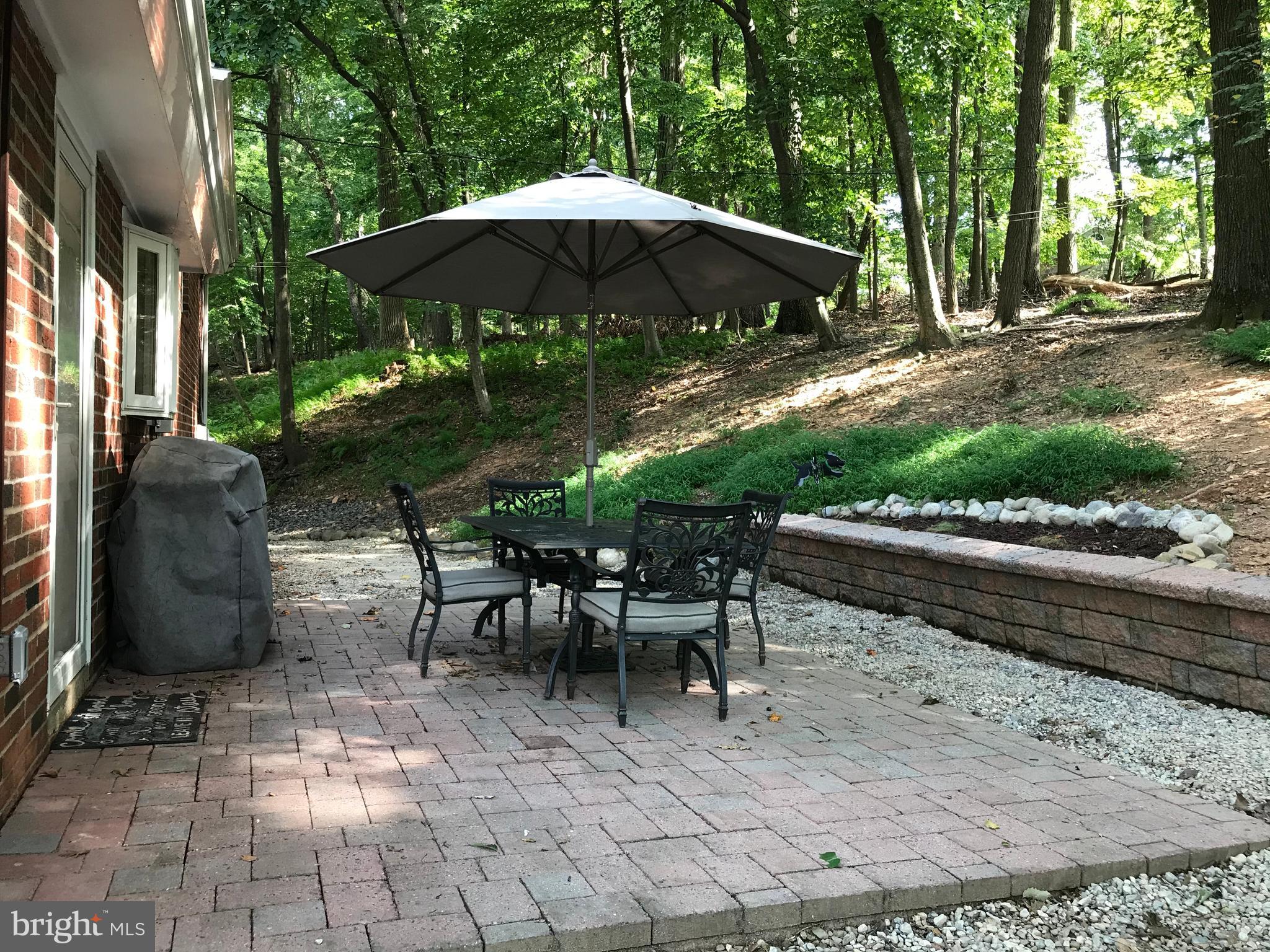 600 Forest Road Wayne, PA 19087 - Photo 27 of 30 Paver Patio off Kitchen and Dining Area