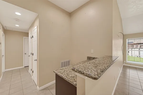 a view of kitchen island